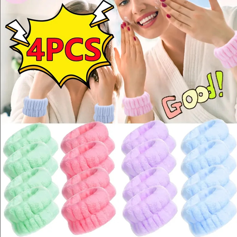 1/4PCS Reusable Wrist Washing  - Home Textiles Face Towel review and price