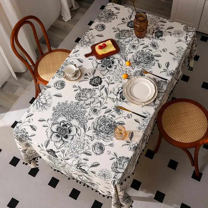 Flower Pattern Tablecloth Hot  - Home Textiles Sale review and price