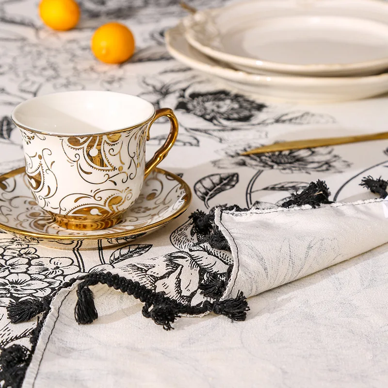 Flower Pattern Tablecloth Hot  - Home Textiles Sale review and price