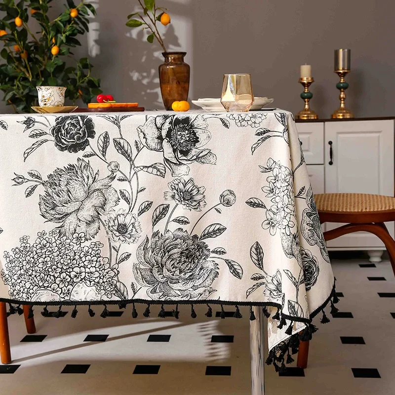 Flower Pattern Tablecloth Hot  - Home Textiles Sale review and price